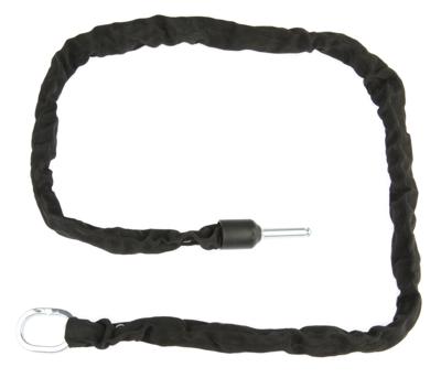 Pythonslot Ringslot plug-in ketting 140cm/ø 5,5mm, zwart