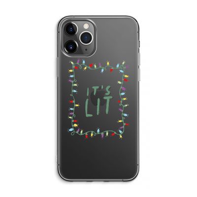 It's Lit: iPhone 11 Pro Max Transparant Hoesje