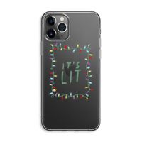 It's Lit: iPhone 11 Pro Max Transparant Hoesje