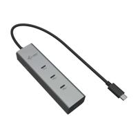Hub USB i-Tec C31HUBMETAL8KPDPRO Zilverkleurig