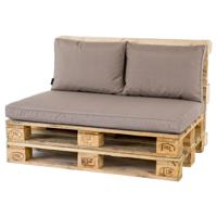 Madison Palletkussen Lounge Panama Taupe - 120 x 80cm - thumbnail