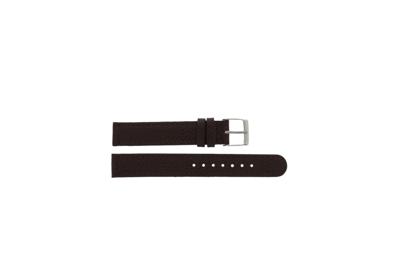 Horlogeband Universeel D400 Leder Bruin 14mm