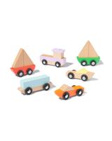 HEMA Houten set boten - 6 stuks