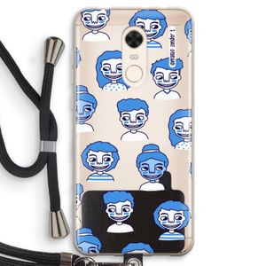 Gezichtjes: Xiaomi Redmi 5 Transparant Hoesje met koord
