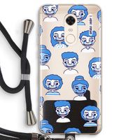 Gezichtjes: Xiaomi Redmi 5 Transparant Hoesje met koord