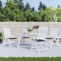 VidaXL Tuinstoelkussens 4 st 50x50x4 cm oxford stof zwart VidaXL Tuinstoelkussens 4 st 50x50x4 cm oxford stof zwart
