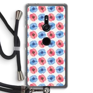 Klaproosjes: Sony Xperia XZ2 Transparant Hoesje met koord