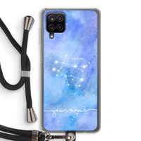 Sterrenbeeld - Licht: Samsung Galaxy A12 Transparant Hoesje met koord