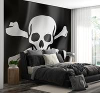 Piraten vlag Fotobehang woonkamer