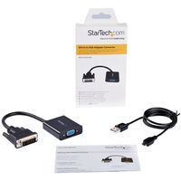 StarTech.com DVI-D-naar-VGA actieve adapter / converterkabel 1920x1200 - thumbnail