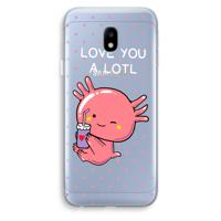 Love You A Lotl: Samsung Galaxy J3 (2017) Transparant Hoesje