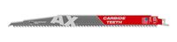 Milwaukee AX reciprozaagblad Carbide long life 300mm Milwaukee AX reciprozaagblad Carbide long life 300mm