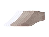esmara 10 paar damessneakersokken (Beige/wit, 39-42)