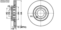 Remschijf PowerDisc ATE, Remschijftype: Geventileerd: , u.a. für VW, Seat - thumbnail