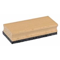 Speelgoed krijtbord wisser van hout - thumbnail