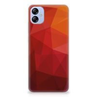 TPU Hoesje voor Samsung Galaxy A04e Polygon Red