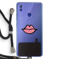 Kusje: Honor Note 10 Transparant Hoesje met koord Kusje: Honor Note 10 Transparant Hoesje met koord