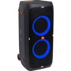 Party Box 310 - Powerful Portable Party Speaker with Battery and Wheels - Zwart