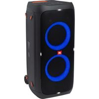 Party Box 310 - Powerful Portable Party Speaker with Battery and Wheels - Zwart