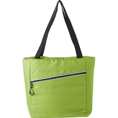 Grote koeltas draagtas - schoudertas - lime groen - 30 x 43 x 16 cm - 20 liter - Koeltassen