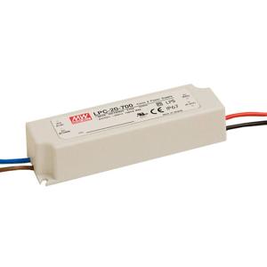 Mean Well LPC-20-700 LED-driver Constante stroomsterkte 21 W 0.7 A 9 - 30 V/DC Niet dimbaar, Overbelastingsbescherming 1 stuk(s)