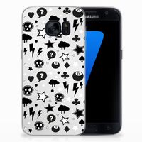 Silicone Back Case Samsung Galaxy S7 Silver Punk - thumbnail