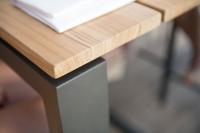 Goa Tafelframe Antracite Met Tafelblad Teak 160 x 95 cm 4SO - 4so