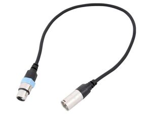 Cordial CCM 0.5 FM audio kabel 0,5 m XLR (3-pin) Zwart