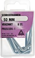Schroefduim 50mm verz 8st - Deltafix