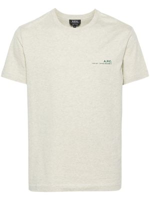 A.P.C. t-shirt Item en coton - Vert