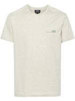 A.P.C. t-shirt Item en coton - Vert - thumbnail