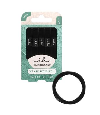 Invisibobble hair tie black 5st.