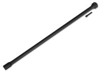 Traxxas - Driveshaft, center, plastic (black)/ screw pin, TRX-7455 (TRX-7455)