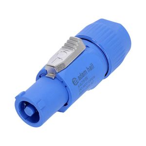 Adam Hall 4 Star CPF IN powerconnector stekker in blauw