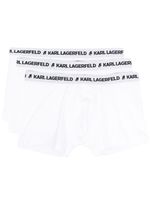 Karl Lagerfeld lot de boxers à bande logo - Blanc