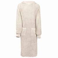 VidaXL Deken hoodie kinn crème xl katoen