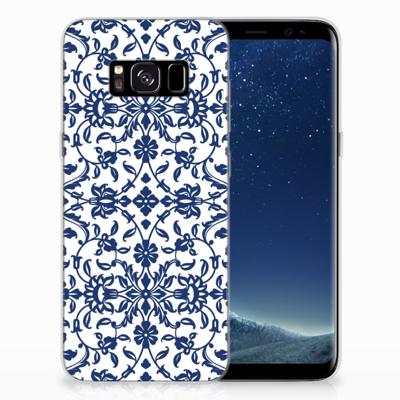 Samsung Galaxy S8 | TPU Case | Flower Blue