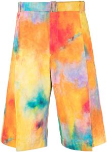 Études Studio short ample à imprimé tie-dye - Orange