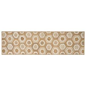 Beliani - BASOREN - Laagpolig vloerkleed - Beige - 80 x 300 cm - Jute