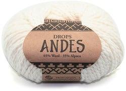 Drops Andes Uni Colour 1101 Wit