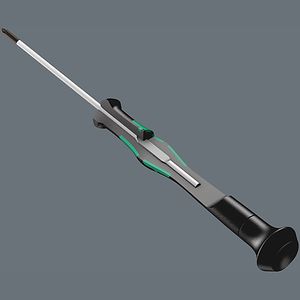 Wera 2054 Elektronica en fijnmechanica Inbusschroevendraaier Sleutelbreedte (metrisch): 2 mm Koplengte: 60 mm Afmeting, lengte: 157 mm