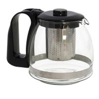 Glazen theepot 1250 ml met filter/infuser en handvat