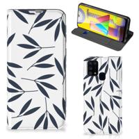 Samsung Galaxy M31 Smart Cover Leaves Blue