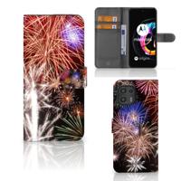 Motorola Edge 20 Lite | Wallet Case | met Pasjes | Vuurwerk