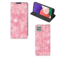 Samsung Galaxy A22 5G Smart Cover Spring Flowers - thumbnail