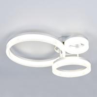 Trio Moderne plafondlampMova M chroom - R63293106