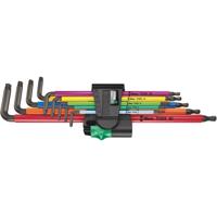 Wera 967/9 TX XL Binnen-Torx Haakse schroevendraaierset T 8, T 9, T 10, T 15, T 20, T 25, T 27, T 30, T 40 9-delig