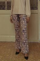 Studio Anneloes Flair Drawstring Block Trousers 13506 Flared 2269 Latte/dark Blue