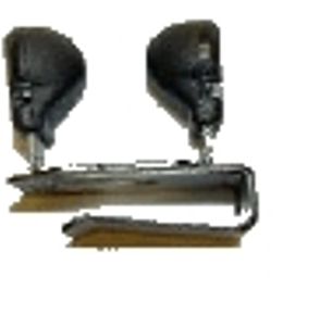 Metalen deur clip dubbel (335) CLCLIP8