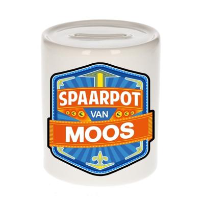 Kinder spaarpot met naam - Moos - keramiek - met dop - wit - Sparen - Spaargeld van Moos Kinder spaarpot met naam - Moos - keramiek - met dop - wit - Sparen - Spaargeld van Moos